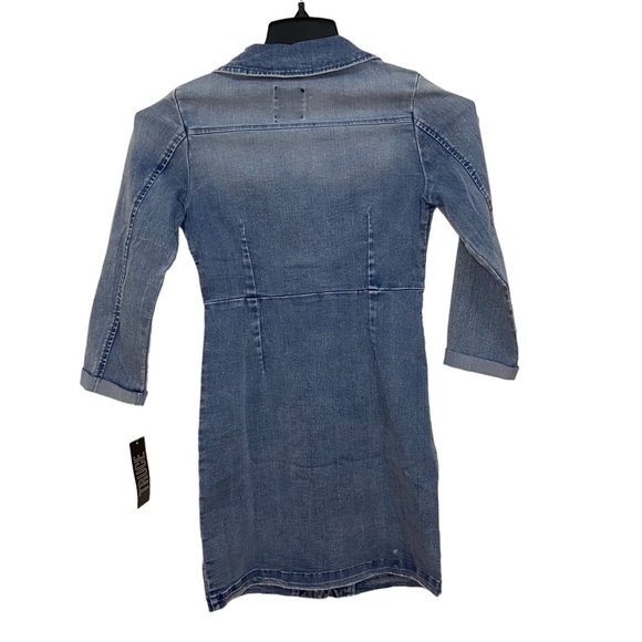 Truce Kids' Long Sleeve Snap Front Denim Dress 14 New With Imperfection - Picture 6 of 6